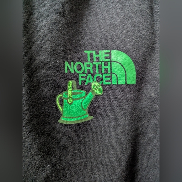 The North Face Crown Shyness Black Hoodie Plant Lover Unisex Mens XS Women S/M - Picture 11 of 13